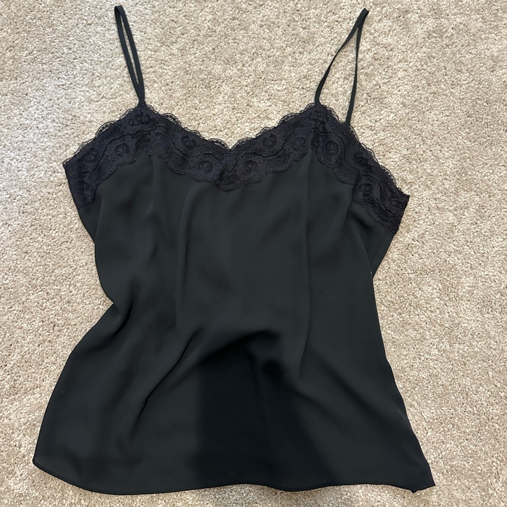 Black Lace Lined Camisole